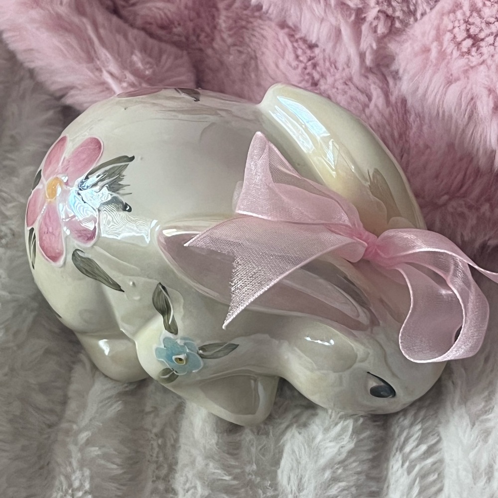 vintage coquette easter bunny